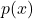 Rendered by QuickLaTeX.com p(x)